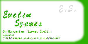 evelin szemes business card